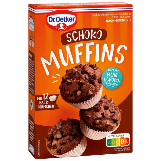 Dr.Oetker Schoko Muffins 345g foodpipe [Lebensmittel-Lieferservice Rostock]