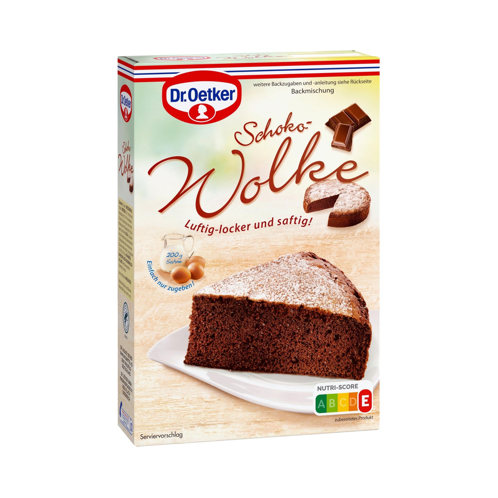 Dr.Oetker Schoko Wolke 455g foodpipe [Lebensmittel-Lieferservice Rostock]