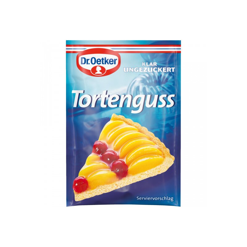 Dr.Oetker Tortenguss klar für 3x250ml 3ST 36g foodpipe [Lebensmittel-Lieferservice Rostock]