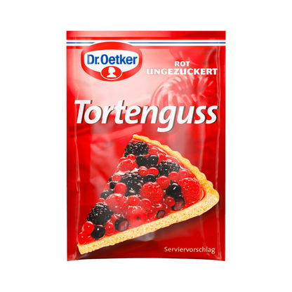 Dr.Oetker Tortenguss rot für 3x250ml 3ST 36g foodpipe [Lebensmittel-Lieferservice Rostock]