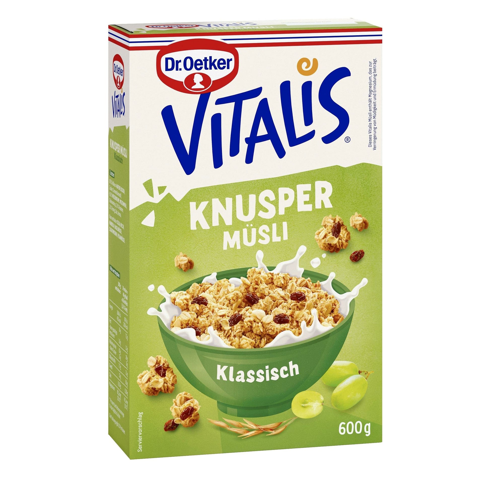 Dr.Oetker Vitalis Knusper Müsli 600g foodpipe [Lebensmittel-Lieferservice Rostock]