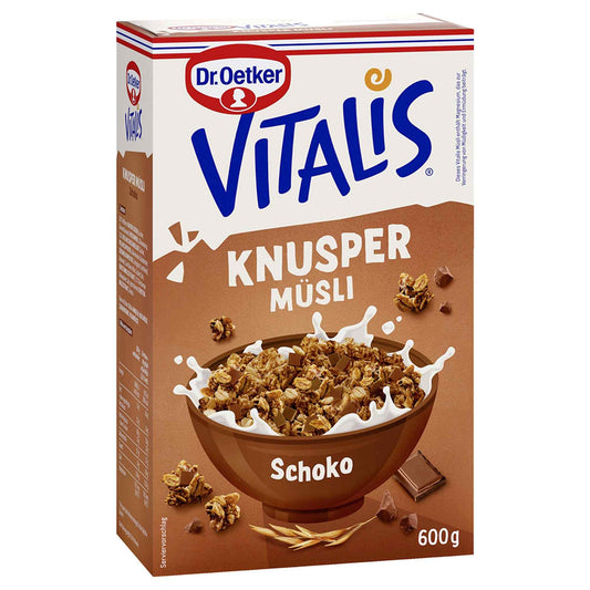 Dr.Oetker Vitalis Knusper Schoko Müsli 600g foodpipe [Lebensmittel-Lieferservice Rostock]