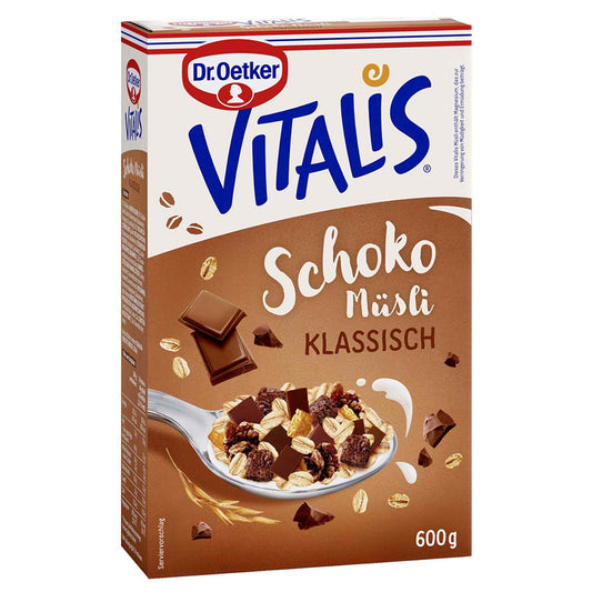 Dr.Oetker Vitalis Schoko Müsli 600g foodpipe [Lebensmittel-Lieferservice Rostock]