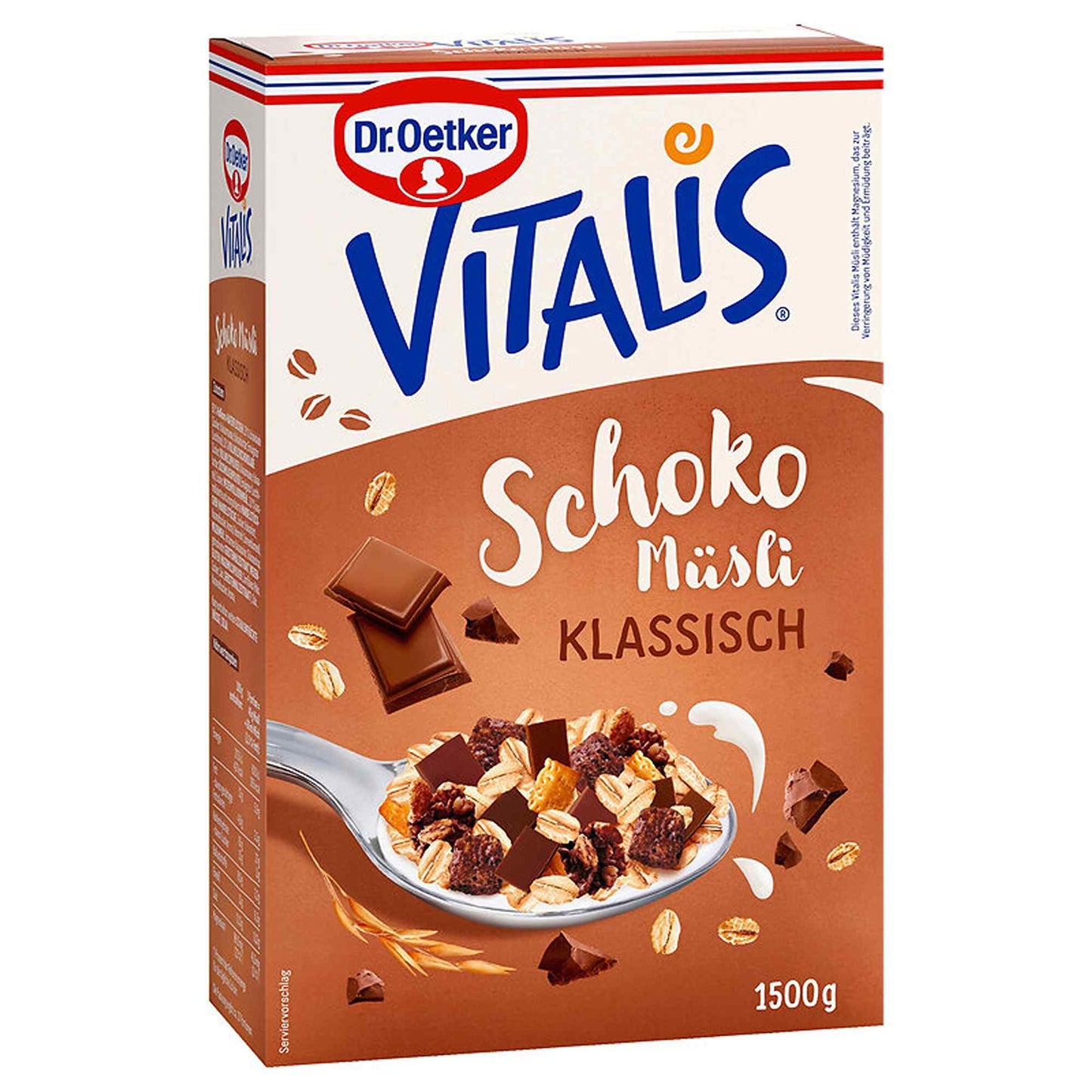 Dr.Oetker Vitalis Schokomüsli klassisch 1500g foodpipe Rostock [Lebensmittel-Lieferservice Rostock]