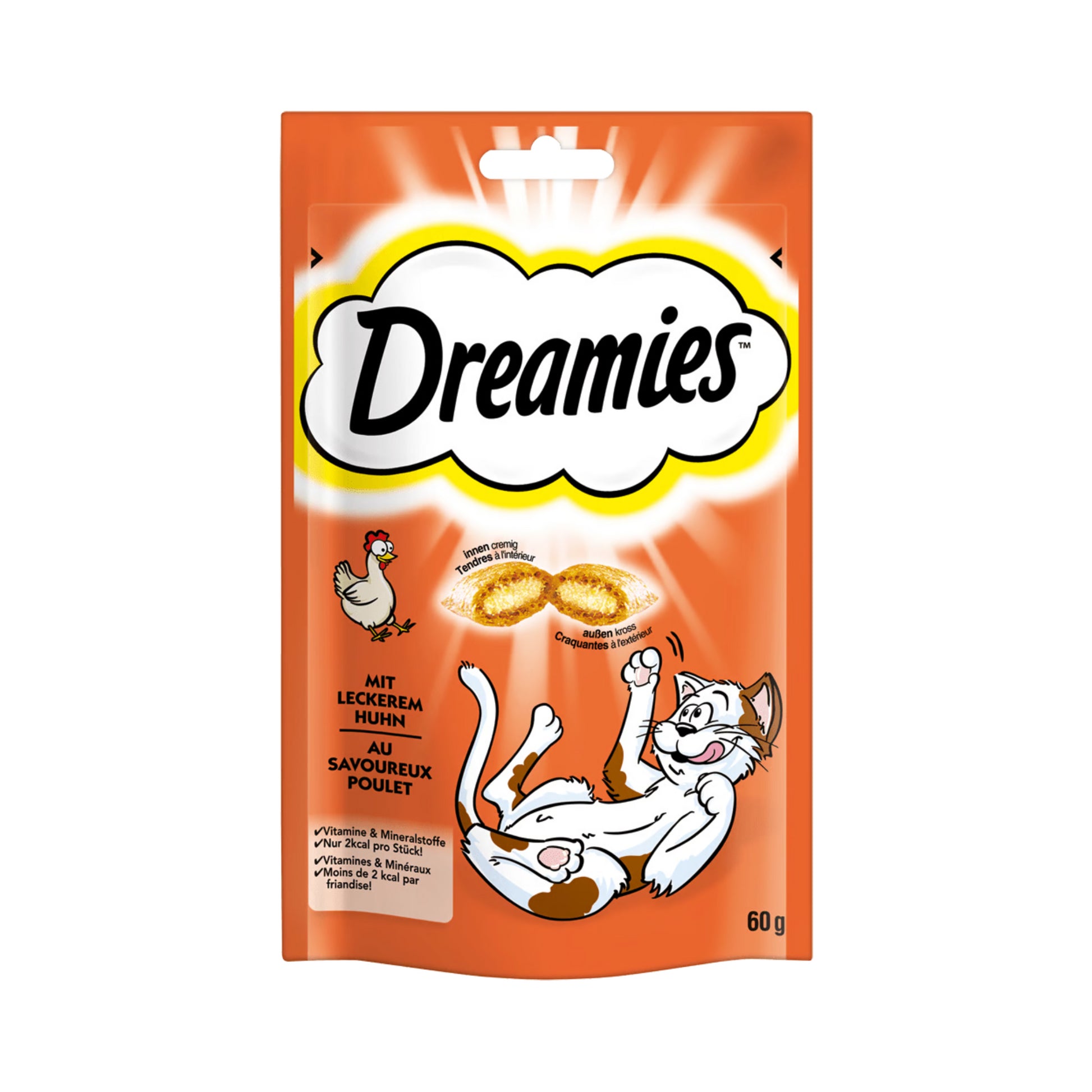 Dreamies mit Huhn 60g foodpipe [Lebensmittel-Lieferservice Rostock]