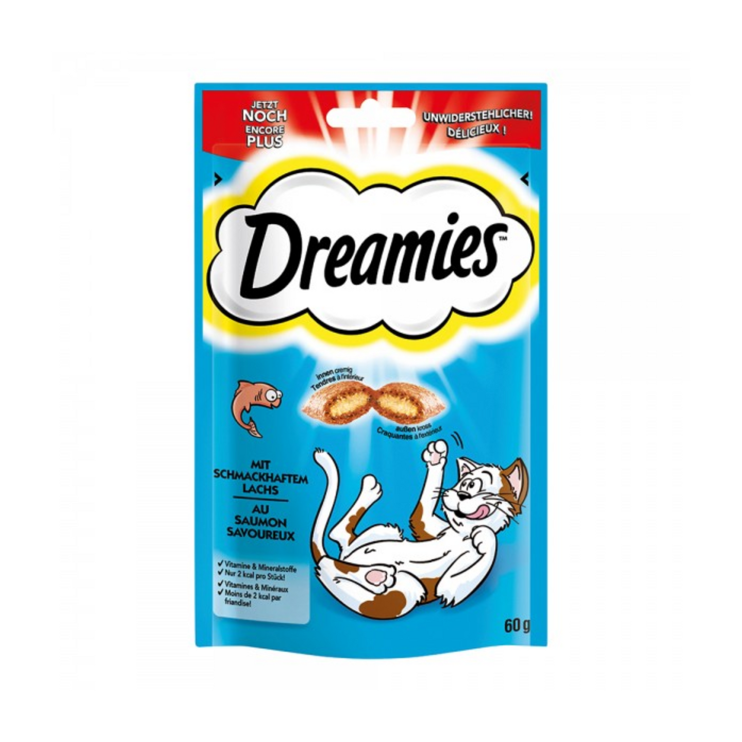 Dreamies mit Lachs 60g foodpipe [Lebensmittel-Lieferservice Rostock]