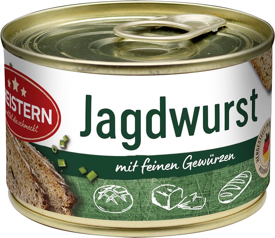 Dreistern Jagdwurst 160g foodpipe [Lebensmittel-Lieferservice Rostock]