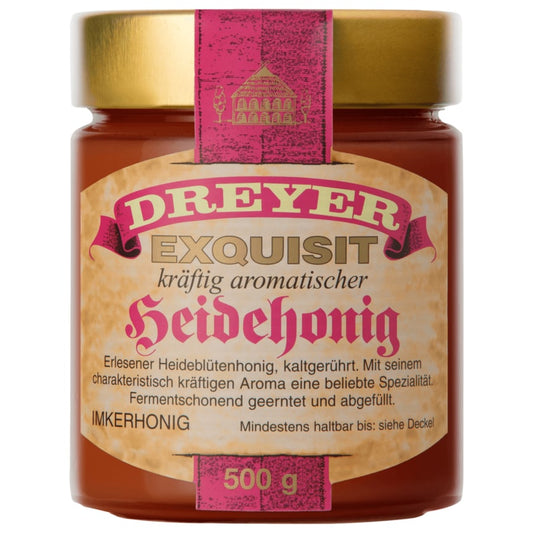 Dreyer Exquisit Heidehonig 500g foodpipe [Lebensmittel-Lieferservice Rostock]