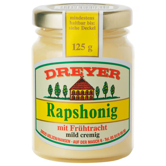 Dreyer Rapshonig mit Frühtracht 125g foodpipe [Lebensmittel-Lieferservice Rostock]