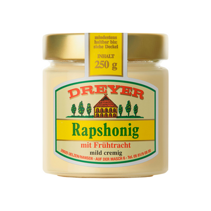 Dreyer Rapshonig mit Frühtracht 250g foodpipe [Lebensmittel-Lieferservice Rostock]