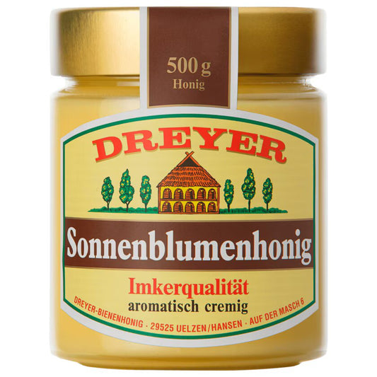 Dreyer Sonnenblumenhonig 500g foodpipe [Lebensmittel-Lieferservice Rostock]
