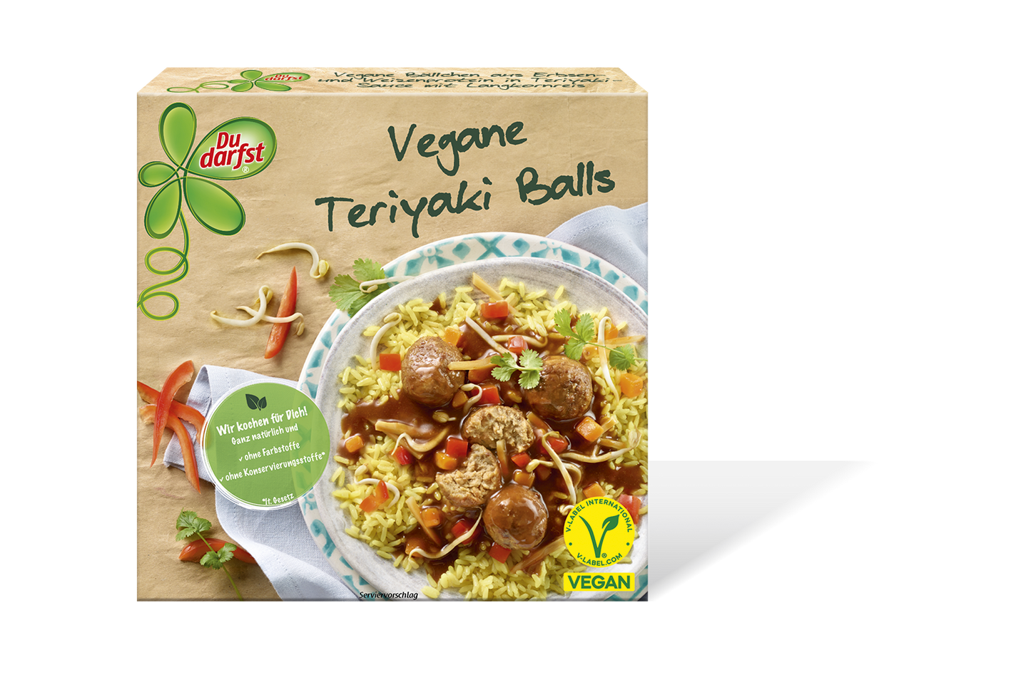 Du Darfst vegane Teriyaki Balls 400g foodpipe [Lebensmittel-Lieferservice Rostock]
