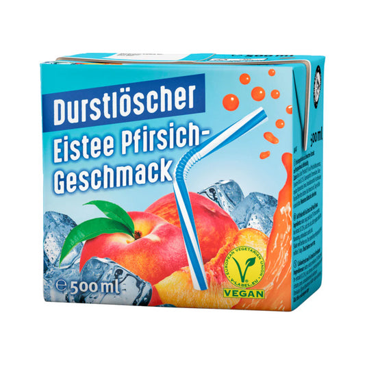 Durstlöscher Eistee Pfirsich 0,5l EW foodpipe [Lebensmittel-Lieferservice Rostock]