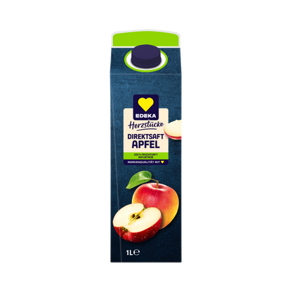 EDEKA Apfel Direktsaft naturtrüb 1l foodpipe Rostock [Lebensmittel-Lieferservice Rostock]