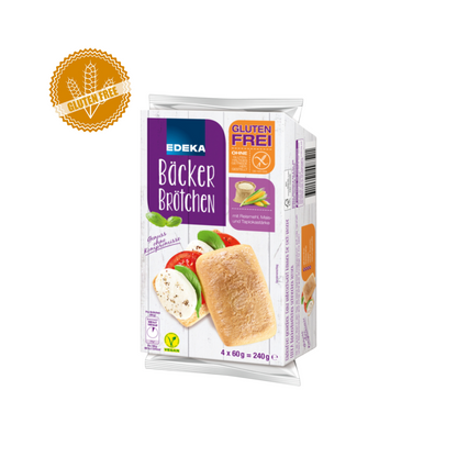 EDEKA Bäckerbrötchen glutenfrei 240g foodpipe [Lebensmittel-Lieferservice Rostock]