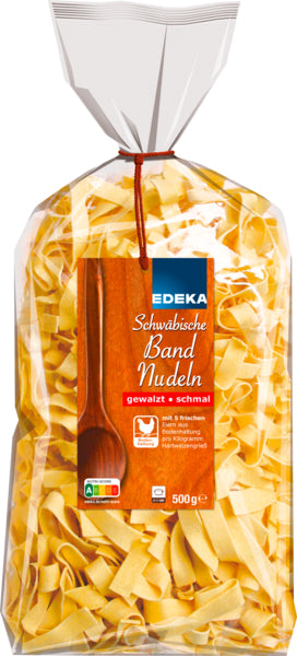 EDEKA Bandnudeln 9mm 500g foodpipe [Lebensmittel-Lieferservice Rostock]