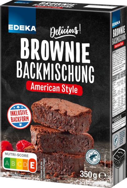 EDEKA Brownie Backmischung 350g foodpipe [Lebensmittel-Lieferservice Rostock]