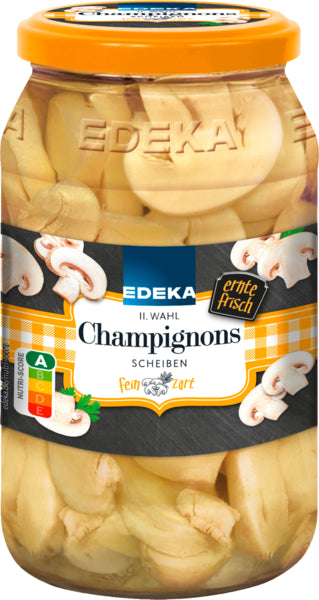 EDEKA Champignons 2.Wahl in Scheiben 530g foodpipe [Lebensmittel-Lieferservice Rostock]