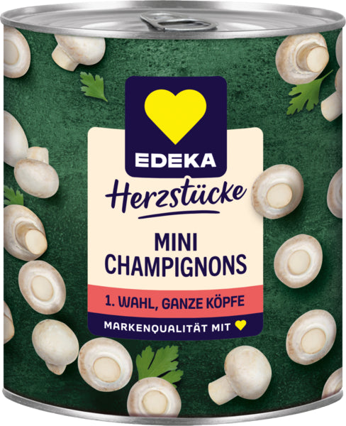 EDEKA Champignons Mini 1.Wahl ganze Köpfe 800g foodpipe [Lebensmittel-Lieferservice Rostock]