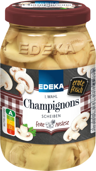 EDEKA Champignons Scheiben 1.Wahl 280g foodpipe [Lebensmittel-Lieferservice Rostock]