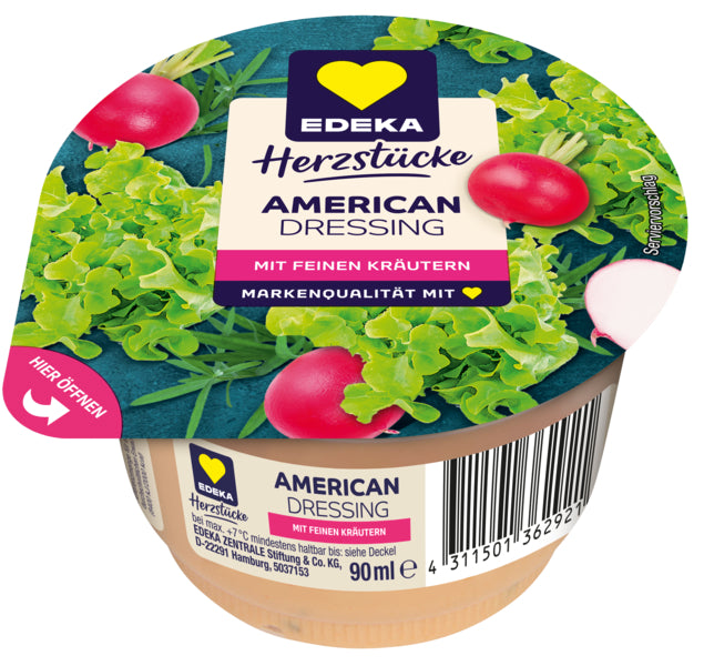 EDEKA Dressing American 90ml foodpipe [Lebensmittel-Lieferservice Rostock]