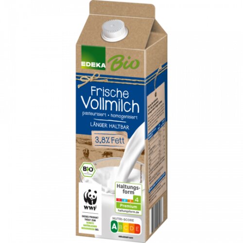 EDEKA ESL-Milch 3,8% 1l VLOG DPG foodpipe [Lebensmittel-Lieferservice Rostock]