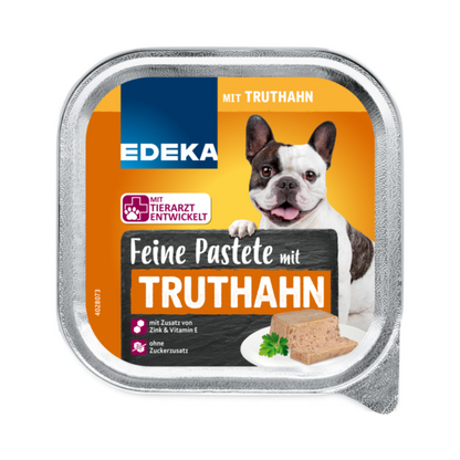 EDEKA Feine Pastete mit Truthahn 300g foodpipe [Lebensmittel-Lieferservice Rostock]
