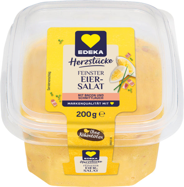 EDEKA Feinster Eiersalat mit Bacon&Schnittlauch 200g foodpipe [Lebensmittel-Lieferservice Rostock]