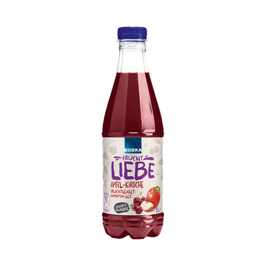 EDEKA Fruchtliebe Apfel-Kirsch 1l DPG foodpipe [Lebensmittel-Lieferservice Rostock]