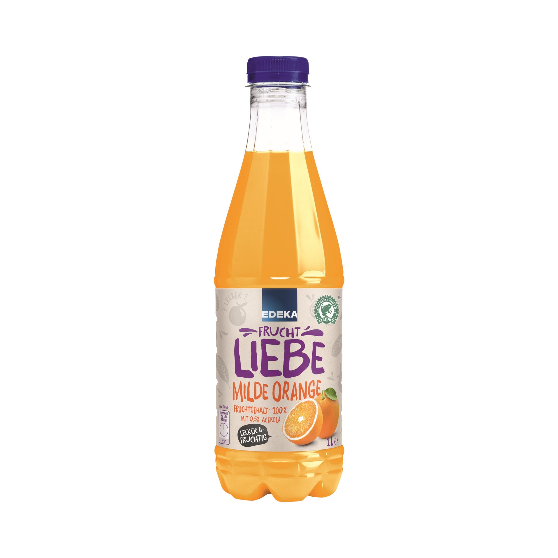 EDEKA Fruchtliebe Milde Orange 1l DPG foodpipe [Lebensmittel-Lieferservice Rostock]