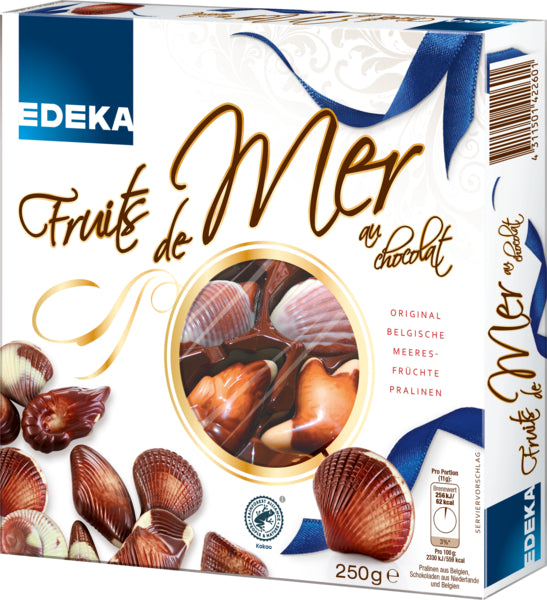 EDEKA Fruits de Mer au chocolat 250g foodpipe [Lebensmittel-Lieferservice Rostock]