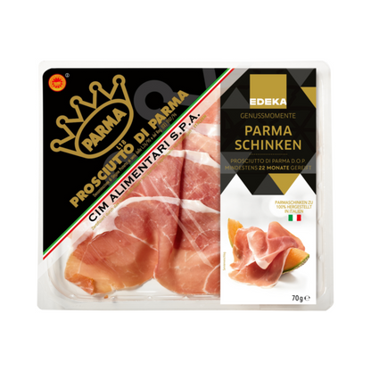 EDEKA Genussmomente Parmaschinken 70g foodpipe [Lebensmittel-Lieferservice Rostock]