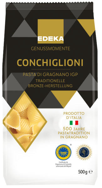 EDEKA Genussmomente Pasta di Gragnano Conchiglioni 500g foodpipe [Lebensmittel-Lieferservice Rostock]