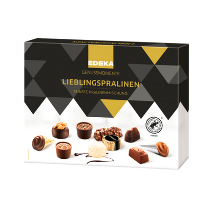EDEKA Genussmomente Pralinenmischung Lieblingspralinen 200g foodpipe [Lebensmittel-Lieferservice Rostock]