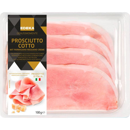EDEKA Genussmomente Prosciutto Cotto mit Parmigiano Reggiano g.U.100g foodpipe [Lebensmittel-Lieferservice Rostock]