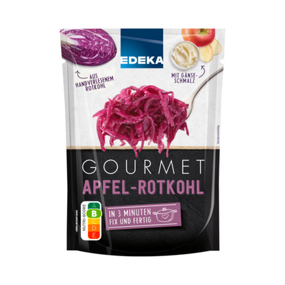 EDEKA Gourmet Apfelrotkohl mit Gänseschmalz 400g foodpipe [Lebensmittel-Lieferservice Rostock]