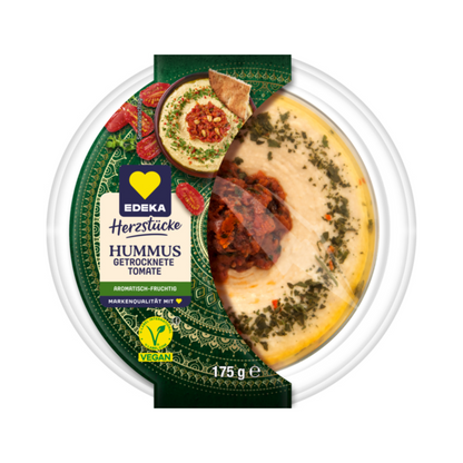 EDEKA Hummus getrocknete Tomate 175g foodpipe [Lebensmittel-Lieferservice Rostock]