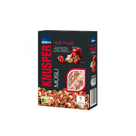 EDEKA Knusper Müsli Multifrucht 500g foodpipe [Lebensmittel-Lieferservice Rostock]