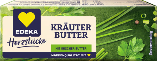 EDEKA Kräuterbutter 100g foodpipe [Lebensmittel-Lieferservice Rostock]