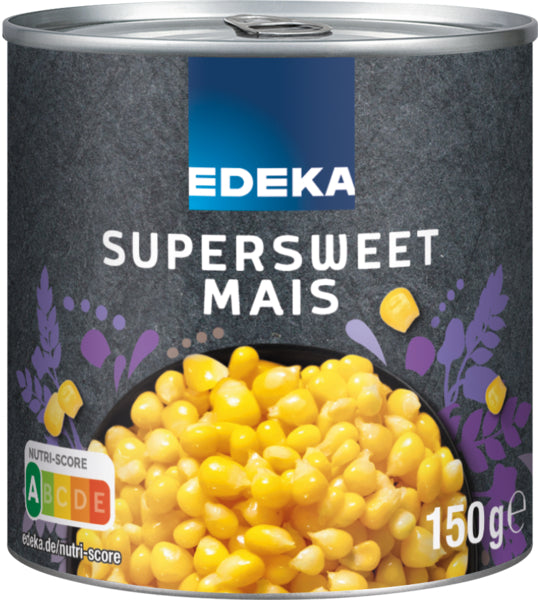 EDEKA Mais supersweet 150g foodpipe [Lebensmittel-Lieferservice Rostock]