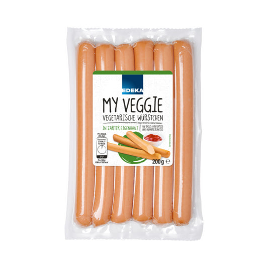 EDEKA My Veggie Vegetarische Wiener Würstchen 200g foodpipe [Lebensmittel-Lieferservice Rostock]