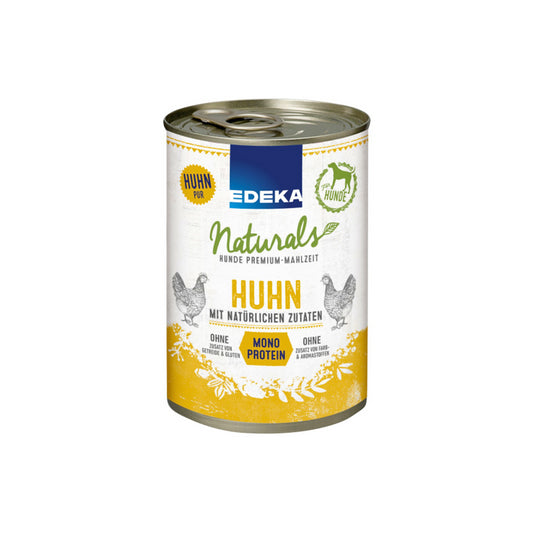 EDEKA Naturals Monoprotein Huhn für Hunde 400g foodpipe [Lebensmittel-Lieferservice Rostock]