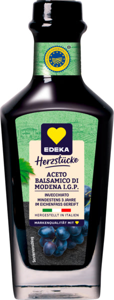 EDEKA Originale Aceto Balsamico di Modena I.G.P. Invecchiato 250ml foodpipe [Lebensmittel-Lieferservice Rostock]