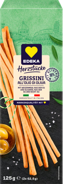 EDEKA Originale Italienischer Grissini mit Olivenöl 125g foodpipe [Lebensmittel-Lieferservice Rostock]