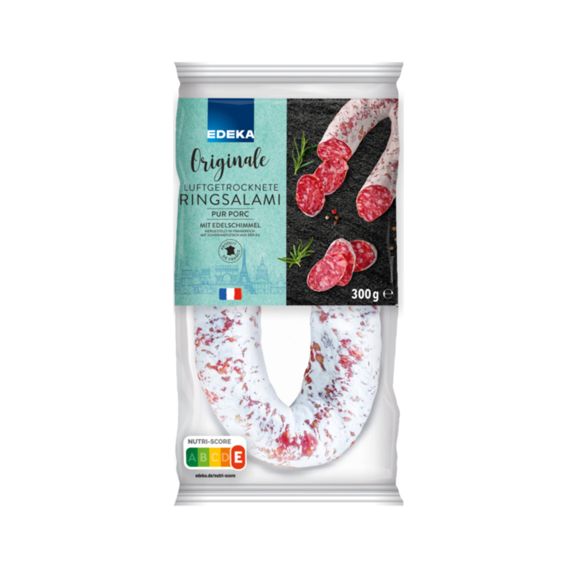 EDEKA Originale Ringsalami Pur Pork 300g foodpipe [Lebensmittel-Lieferservice Rostock]