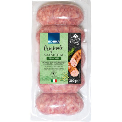EDEKA Originale Salsiccia Fenchel 300g foodpipe [Lebensmittel-Lieferservice Rostock]