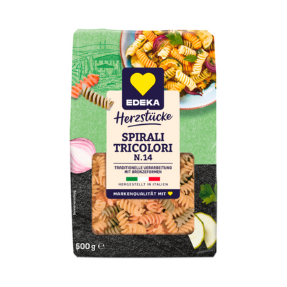 EDEKA Originale Spirali Tricolori 500g foodpipe [Lebensmittel-Lieferservice Rostock]