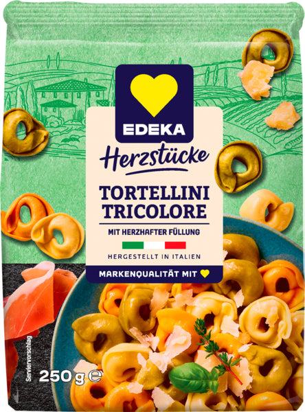 EDEKA Originale Tortellini Tricolore 250g foodpipe [Lebensmittel-Lieferservice Rostock]