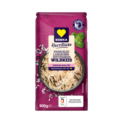EDEKA Parboiled Langkorn- und Wild-Reis 500g foodpipe [Lebensmittel-Lieferservice Rostock]