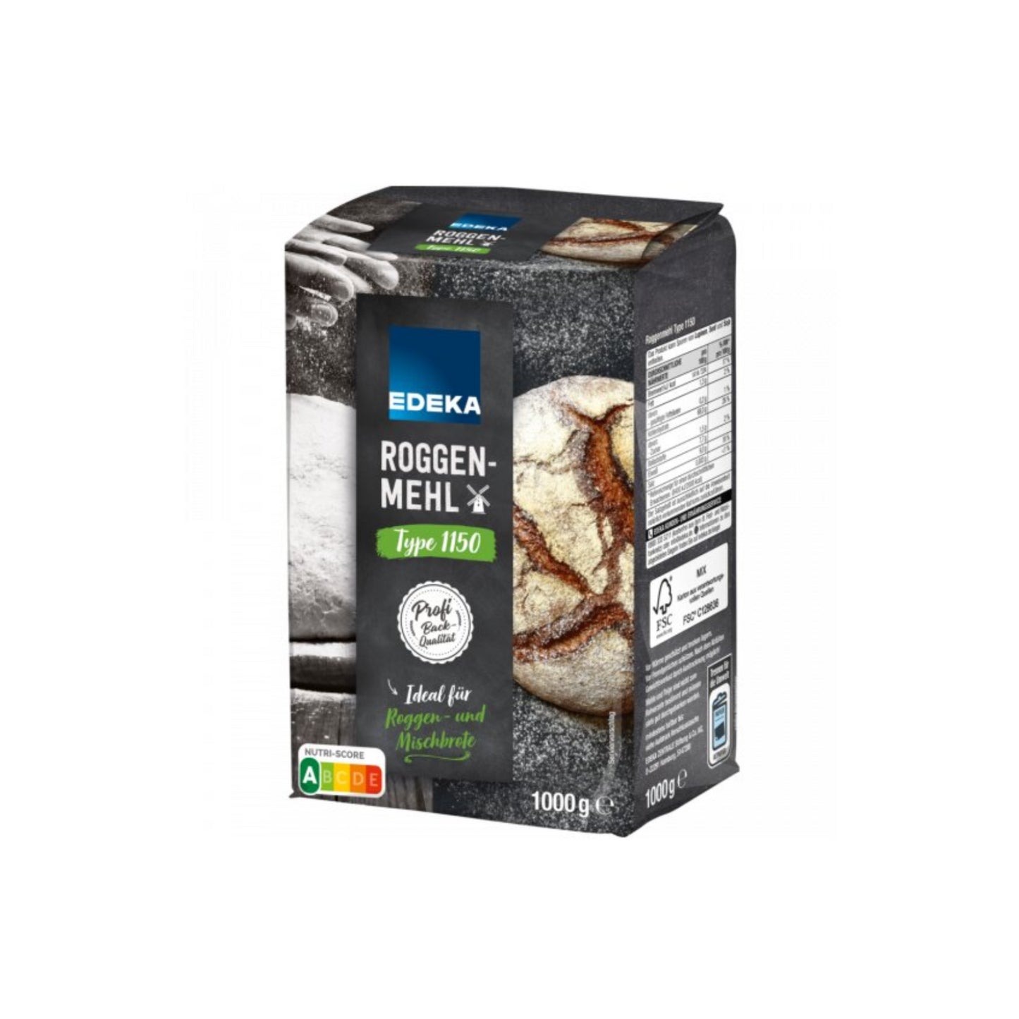 EDEKA Roggenmehl T1150 1kg foodpipe [Lebensmittel-Lieferservice Rostock]